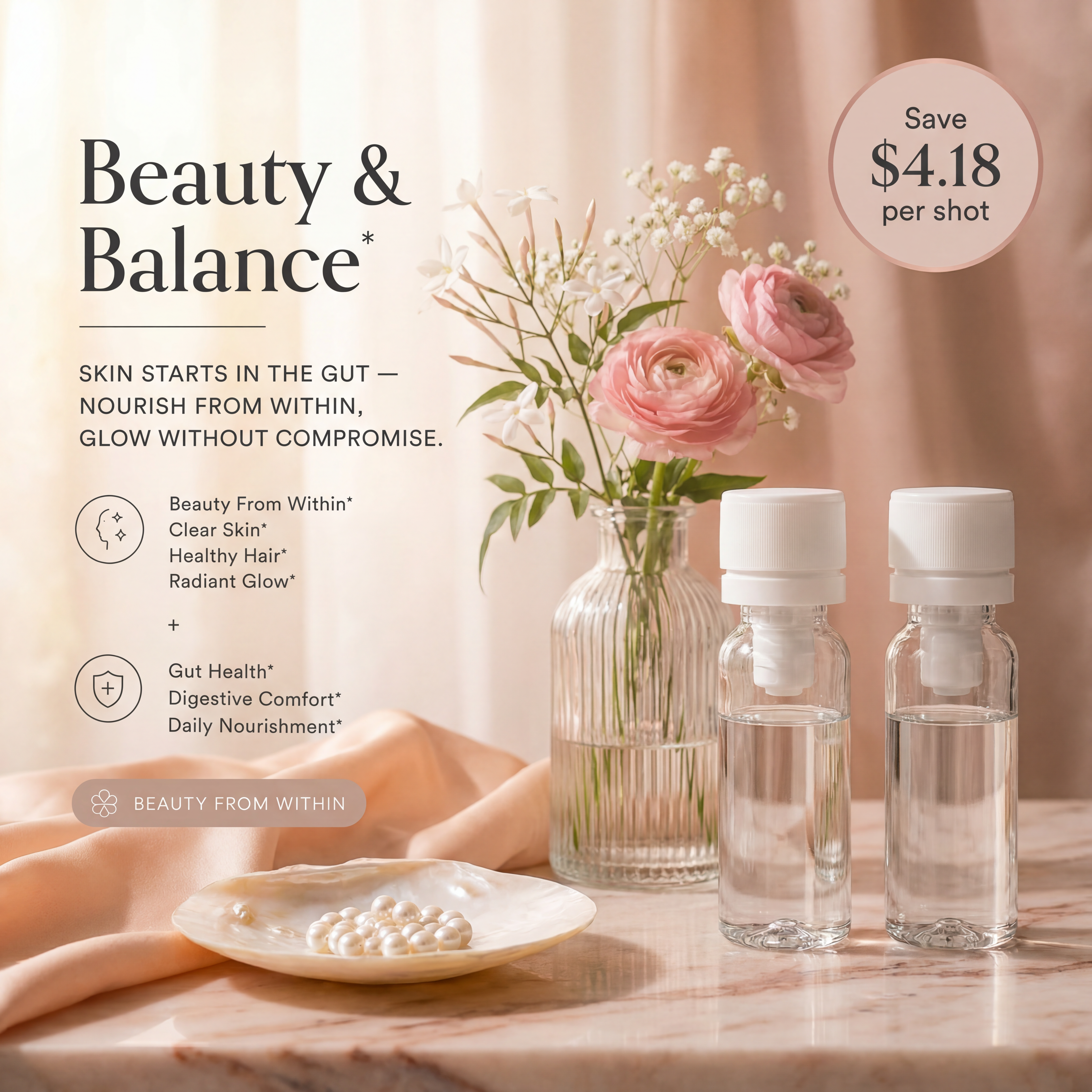 Beauty & Balance - Beauty From Within + Gut Health (12 Pack)